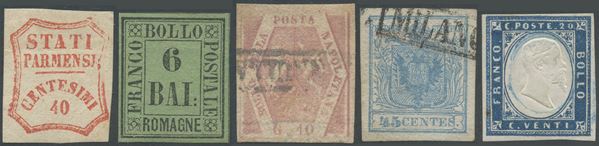 ASI - Interesting set of over 80 pieces.  - Auction Stamps and Postal History - Bertolami Fine Art - Casa d'Aste