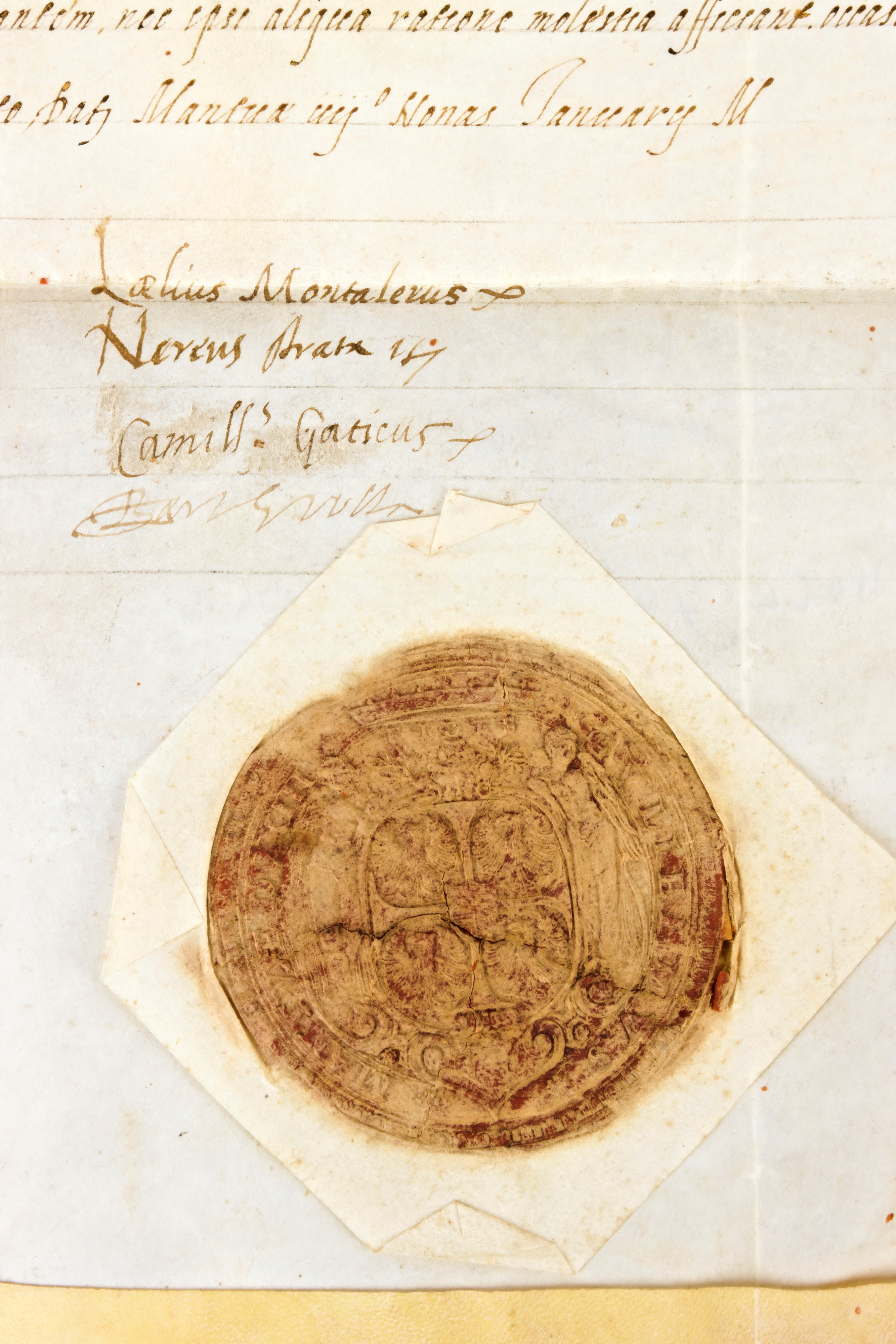 Guglielmo Gonzaga, Duca di Monferrato – Due Pergamene Manoscritte