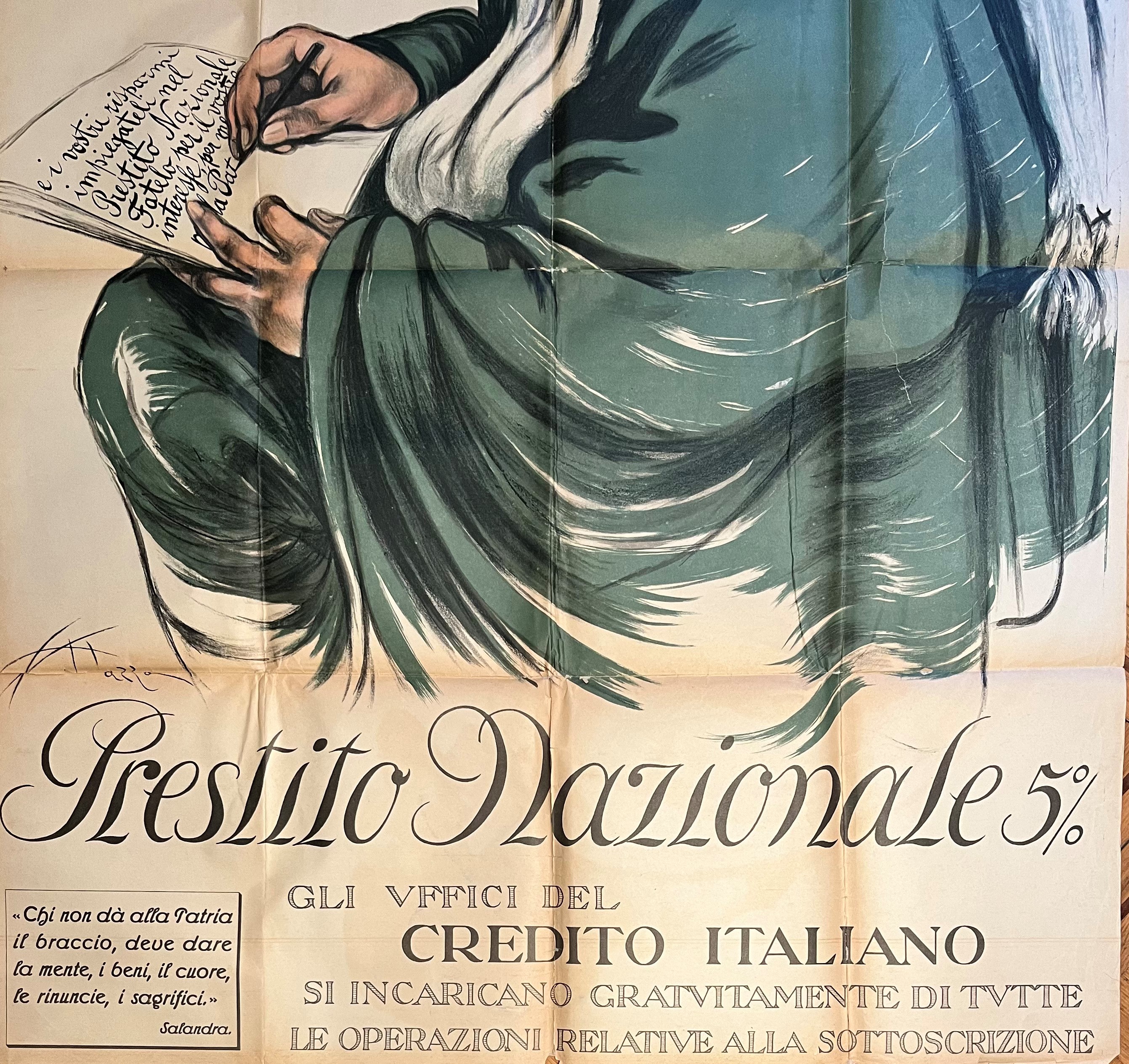 Mazza, Aldo (milano, 6 Luglio 1880 – Gavirate, 26 Luglio 1964) Prestito Prima Guerra Mondiale