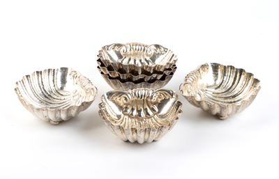 Sei Coppette Italiane in Argento