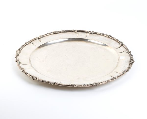 Achille Proserpio - Italian silver tray