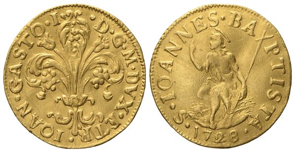 FIRENZE. Granducato di Toscana. Gian Gastone de' Medici (1723 - 1737), Fiorino 1728. Au (3,22 g; 20,2 mm).  - Auction Modern Coins - Bertolami Fine Art - Casa d'Aste