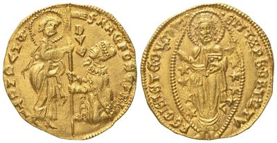 Venezia. Francesco Foscari (1423-1457). Ducato. Au (3,60; 20,7 MM)