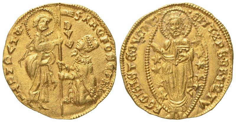Venezia. Francesco Foscari (1423-1457). Ducato. Au (3,60; 20,7 MM)