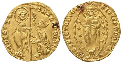 Venezia. Francesco Foscari (1423-1457). Ducato. Au (3,58 G; 21 MM)