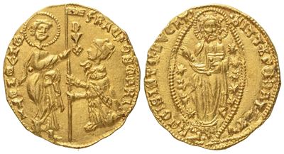 Venezia. Francesco Foscari (1423-1457). Ducato. Au (3,58 G; 20,8 MM)
