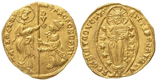 VENEZIA. Francesco Foscari (1423-1457). Ducato. Au (3,58 g; 20,8 mm)  - Auction Modern Coins - Bertolami Fine Art - Casa d'Aste