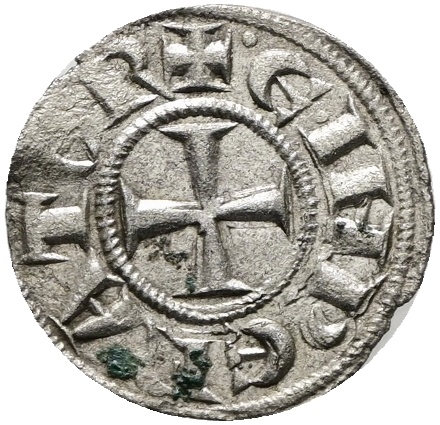 Messina. Regno di Sicilia. Enrico Vi (1197-1250). Denaro a Nome di Enrico e Costanza (1194-1197)....