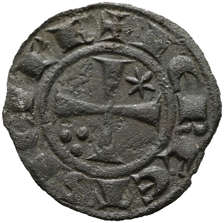 Brindisi. Federico II (1197-1250). Denaro (1242). Mir 284; Mi; 0,7gr; 16,5mm