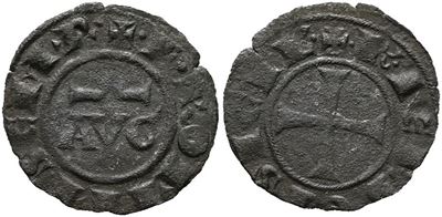 Messina. Regno di Sicilia. Federico II (1197-1250). Denaro (1242). Mir 95; 0,8gr; 17,3mm.