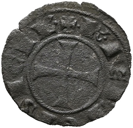 Messina. Regno di Sicilia. Federico II (1197-1250). Denaro (1242). Mir 95; 0,8gr; 17,3mm.