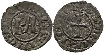 Messina. Regno di Sicilia. Carlo i D'angiò (1266-1282). Denaro Ka. Mir 160; Mi; 0,63gr; 17,5mm