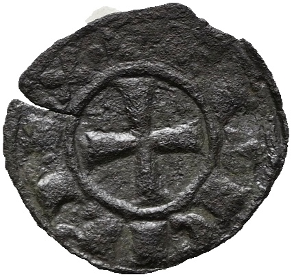 Brindisi. Corrado i (1250-1254). Mezzo Denaro. Mir 302; Mi; 0,43gr; 15,4mm; Rrrr