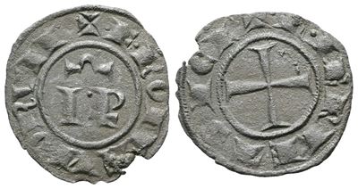 Messina. Regno di Sicilia. Federico II (1197-1250). Denaro (1246). Mir 101; Mi; 0,63gr; 17mm
