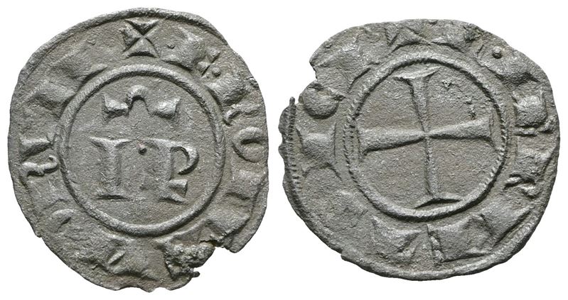 Messina. Regno di Sicilia. Federico II (1197-1250). Denaro (1246). Mir 101; Mi; 0,63gr; 17mm