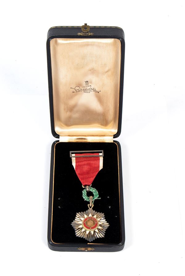 Argentina, Order of May, knight's badge ,cased