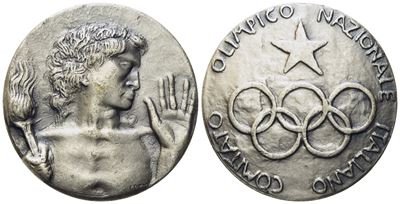 Italia, Medaglia CONI, 33,52 gr, 38,5 mm