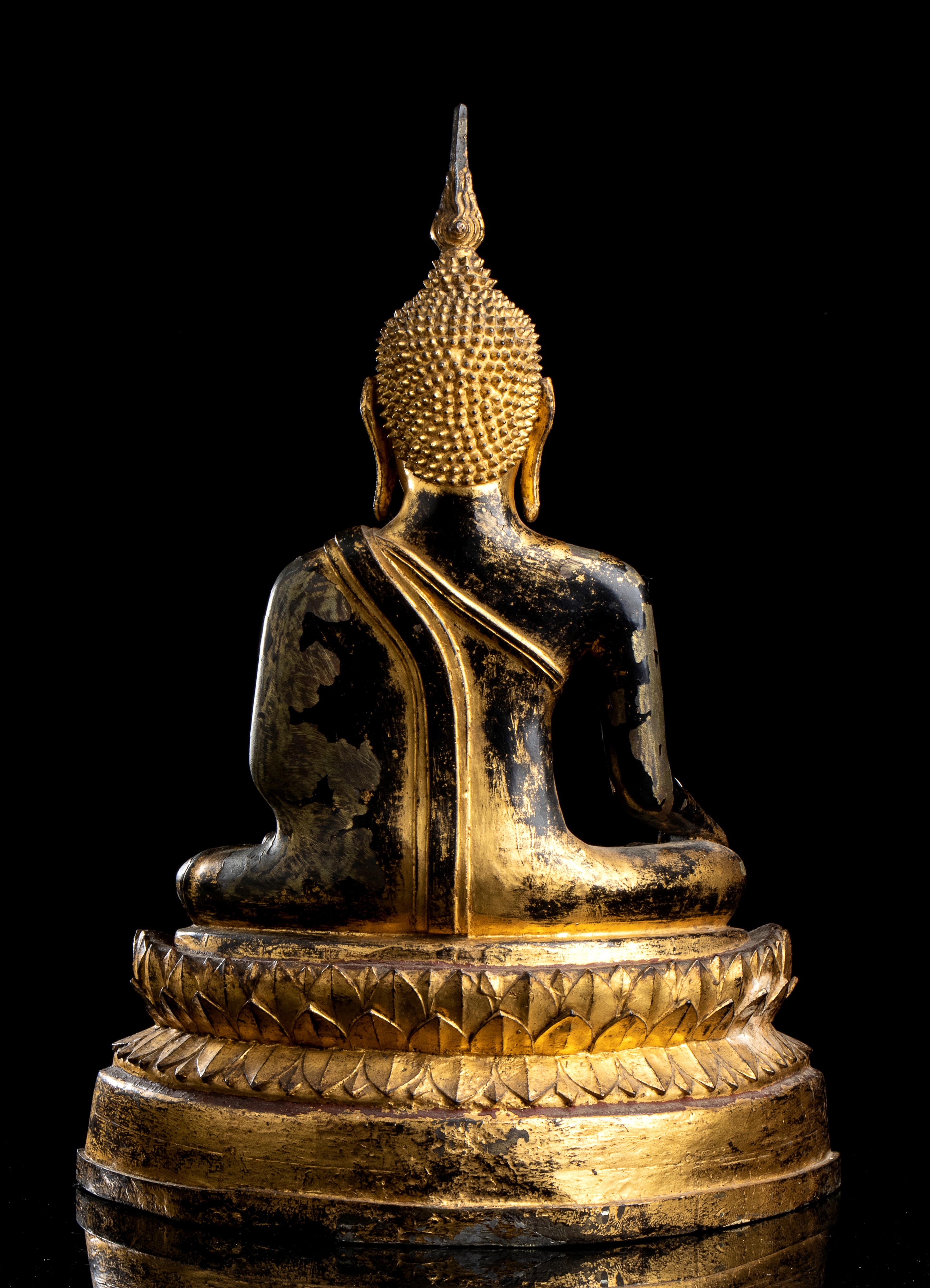 BUDDHA IN BRONZO DORATO