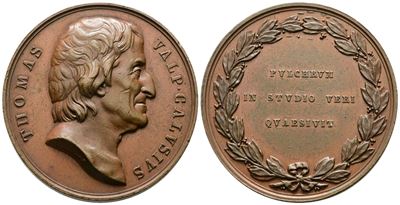 Francia. Personaggi. Medaglia 1830 Tommaso Valperga di Caluso. Opus: Galeazzi. Ae; 54,84gr; 43,79...