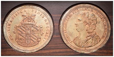 Italia. Personaggi. Placche Uniface in Galvano in Piombo Ramato della Medaglia del Marchese Tomma...