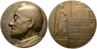 Juliano Mulsant, Medaglia commemorativa personaggi, 1928, Opus Rochette
