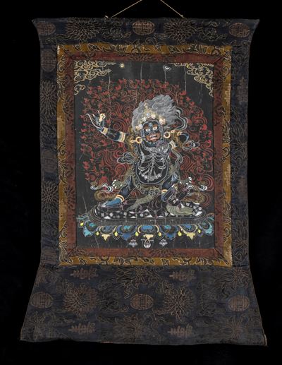 Thangka con Mahakala