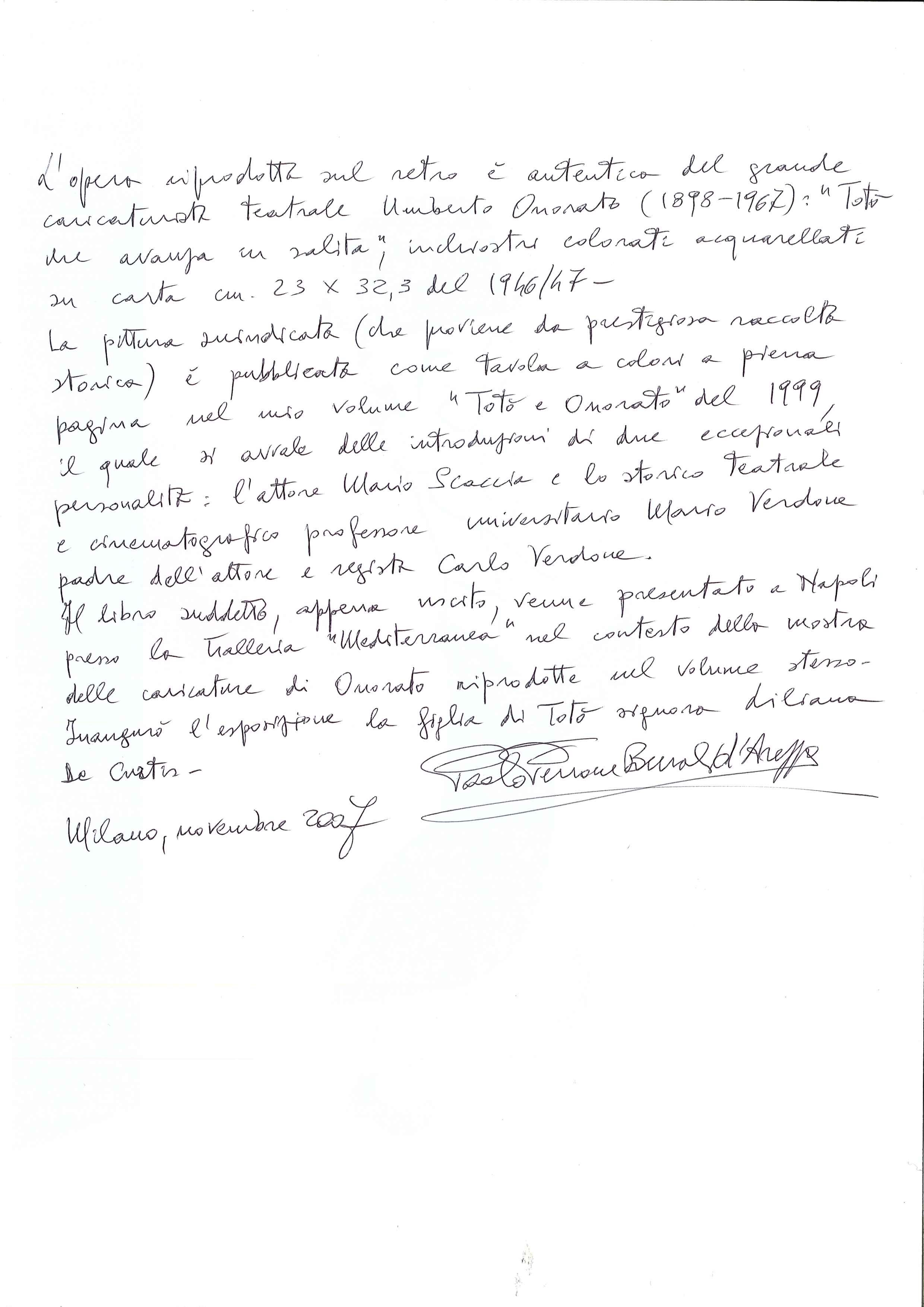 Totò, Onorato Umberto (lucera, 4 Febbraio 1898 – Cassino, 14 Settembre 1967)