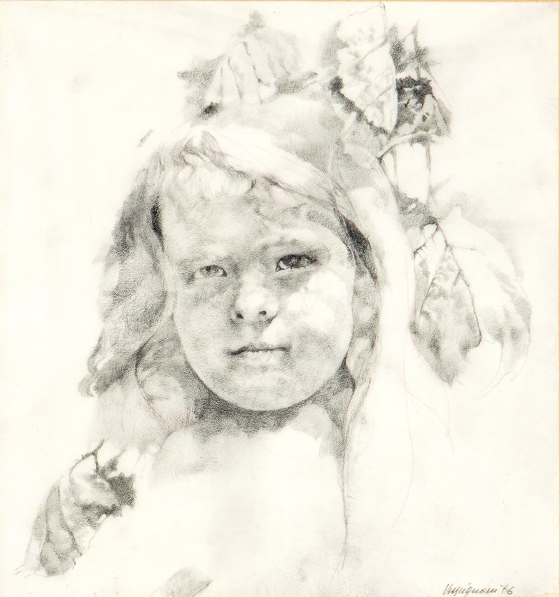 Renzo Vespignani - Ritratto di Bambina
