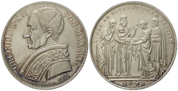 STATO PONTIFICIO. Roma. Gregorio XVI (1831-1846). Scudo 1831. Ag (26,48 g; 37,4 mm)  - Auction Modern Coins - Bertolami Fine Art - Casa d'Aste