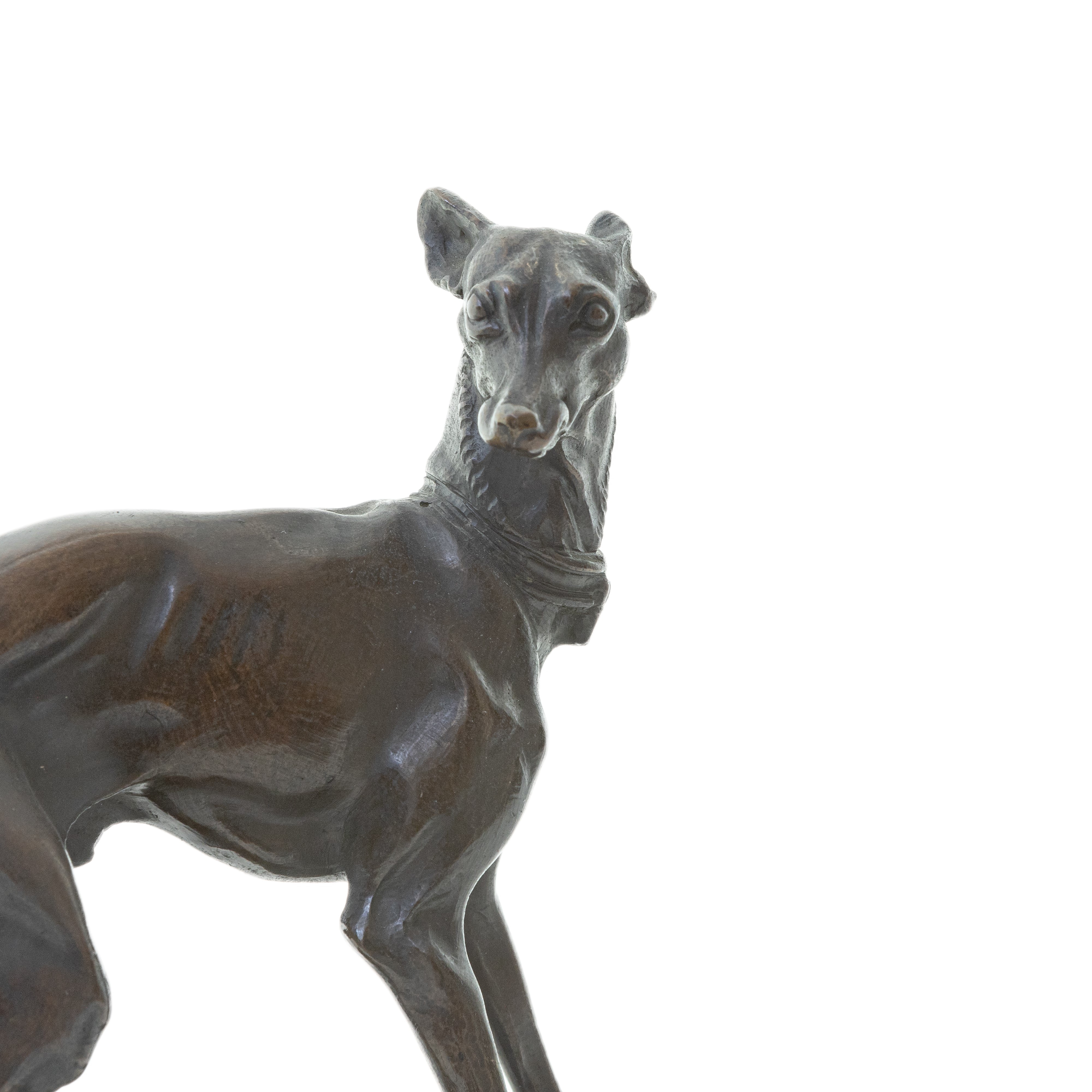 Levriero, Scultura a Tutto Tondo