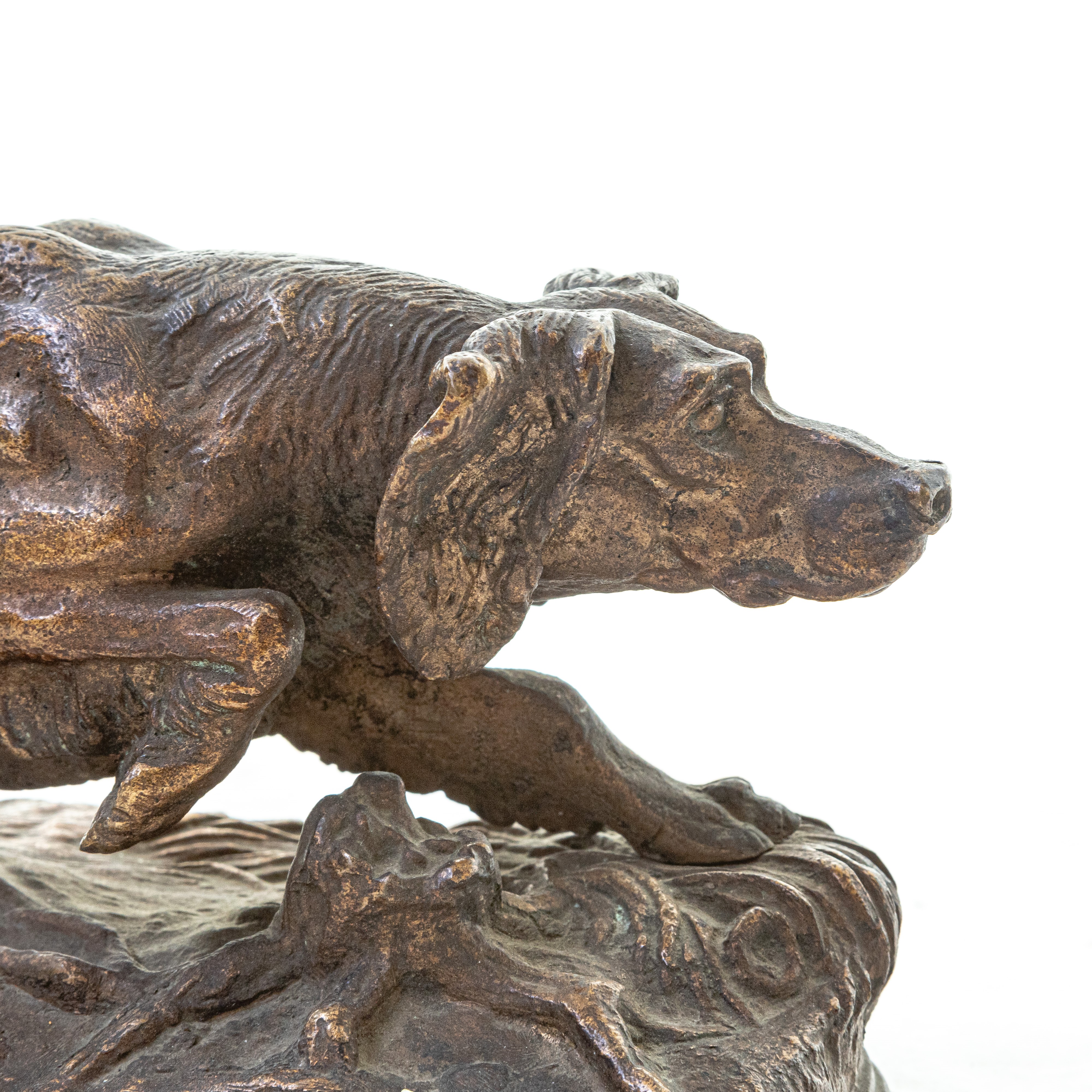 Setter, Scultutra in Bronzo a Tutto Tondo