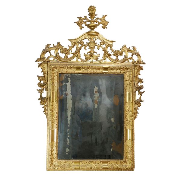 Specchiera dorata Luigi XV veneta