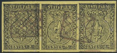 Ducato di Parma, 5 centesimi n.1, 1852