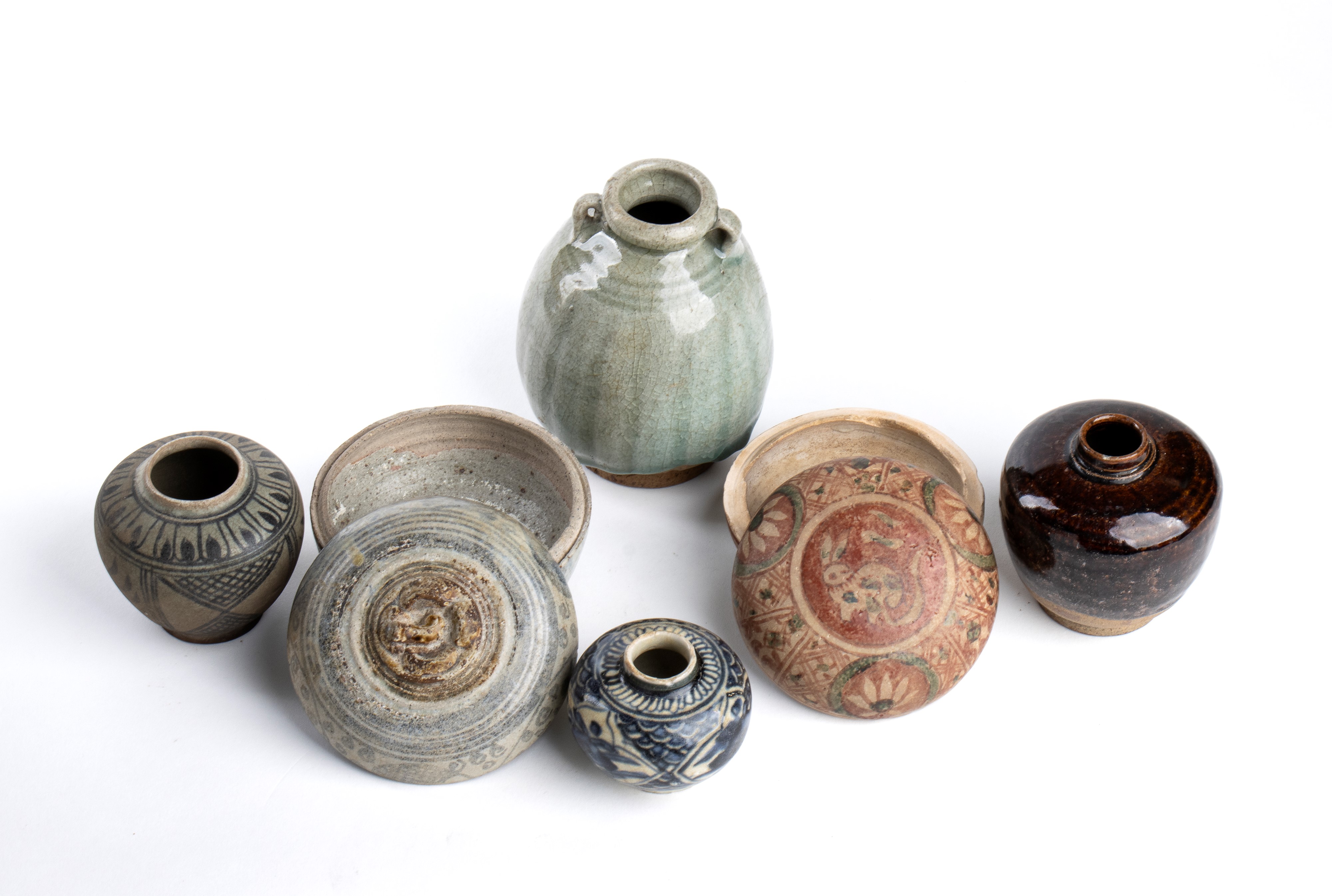 SEI CONTENITORI IN CERAMICA