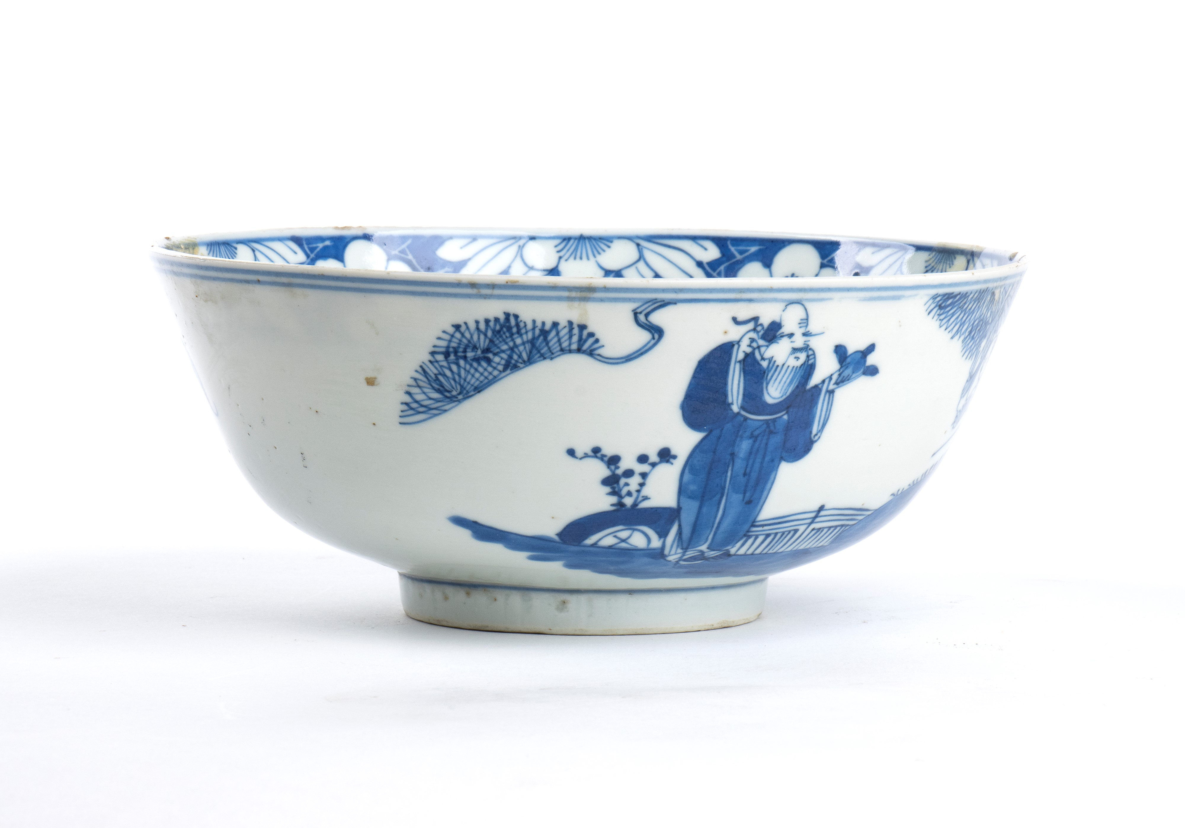 CIOTOLA IN PORCELLANA 'BIANCO E BLU'