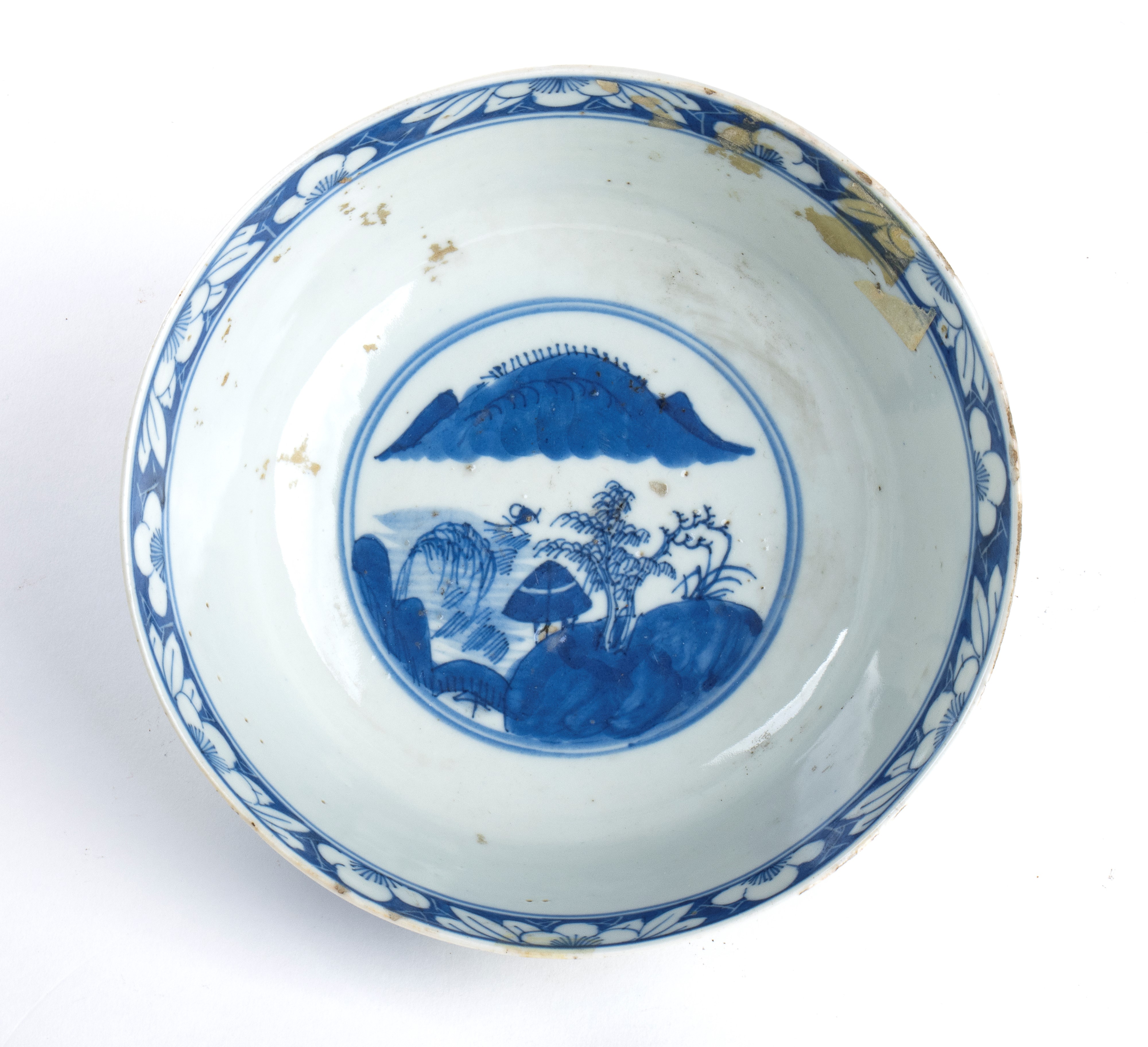 CIOTOLA IN PORCELLANA 'BIANCO E BLU'