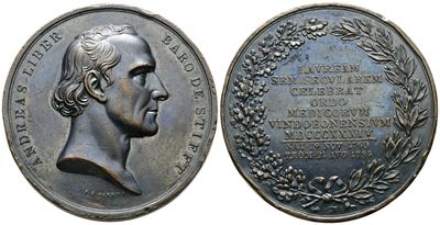 Austria. Personaggi. Medaglia 1834 Andrea Liber De Stift. Ae; 73,83gr; 51,99mm. Bb