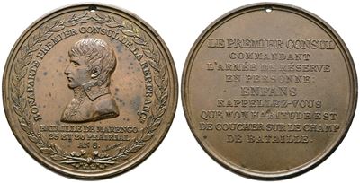 Brenet, Medaglia commemorativa della battaglia di Marengo, 1800