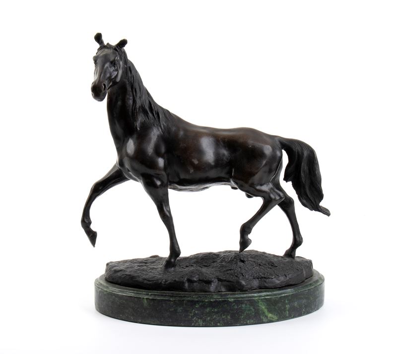 Pierre-jules Mène - Cavallo Francese in Bronzo