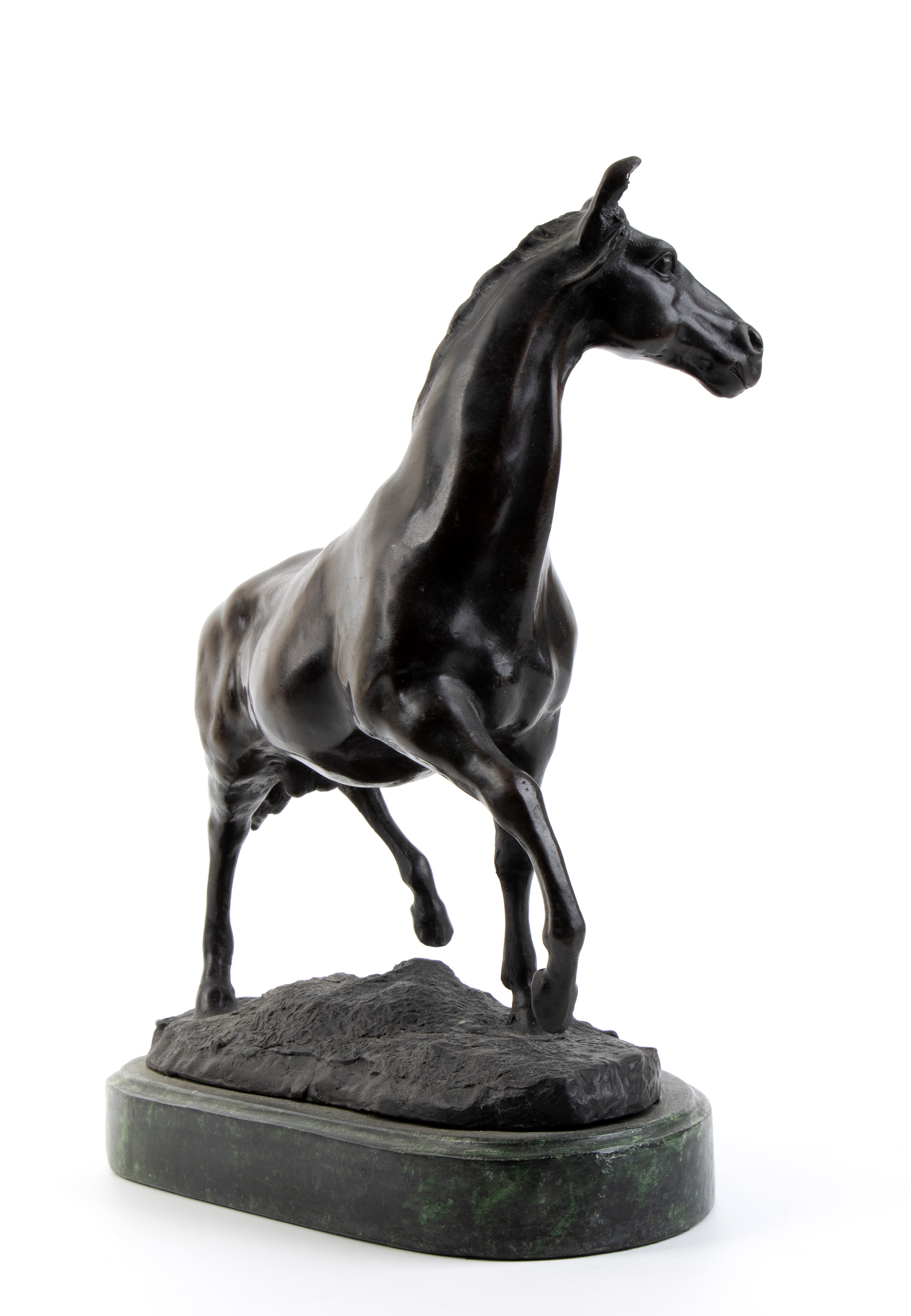 Pierre-jules Mène - Cavallo Francese in Bronzo