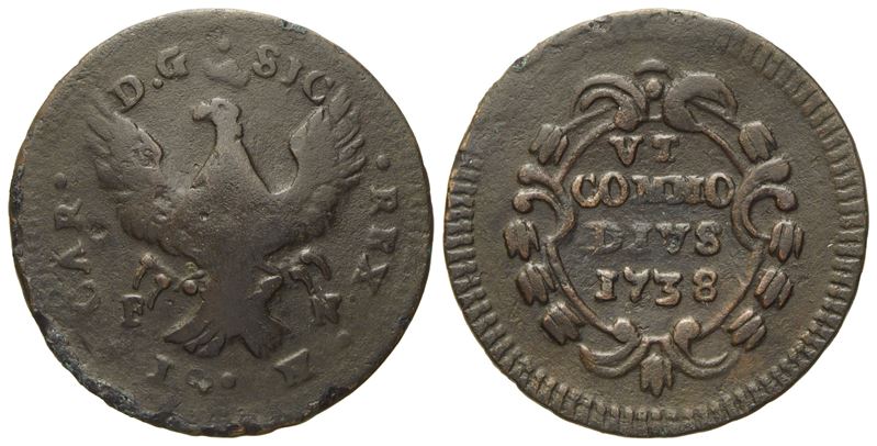 Carlo di Borbone, Grano 1738