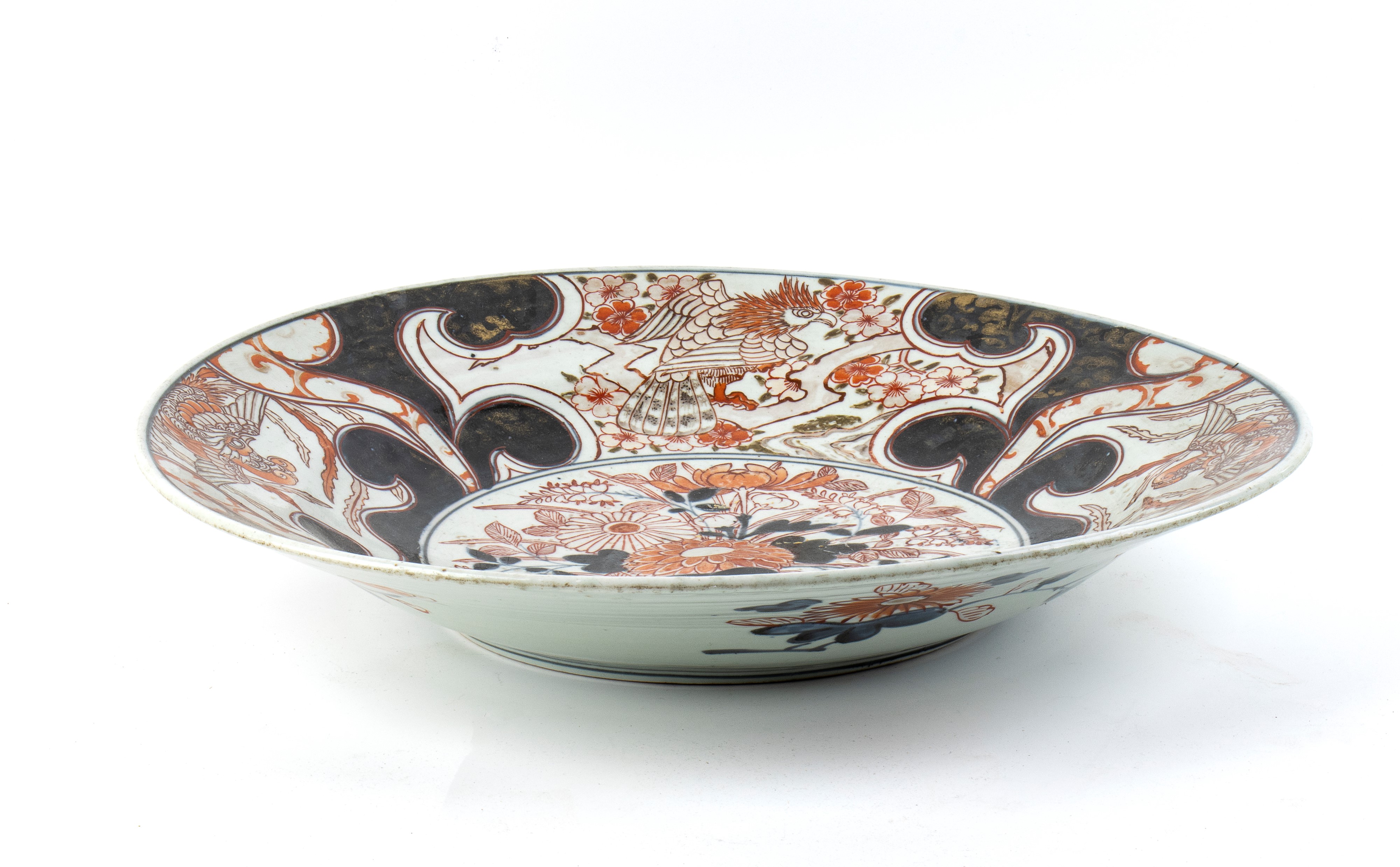 Grande piatto in porcellana "Imari"