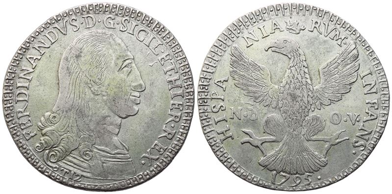 Ferdinando III di Borbone (1759–1816), Palermo (Regno di Sicilia), 12 Tarì 1795