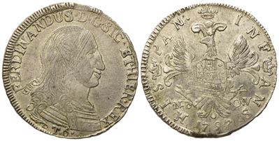 Ferdinando III di Borbone, 6 Tarì 1797, Regno di Sicilia