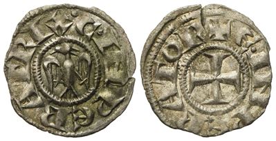 Messina. Regno di Sicilia. Enrico Vi (1194-1197). Denaro. Mi (0,74 G; 16,5 MM)