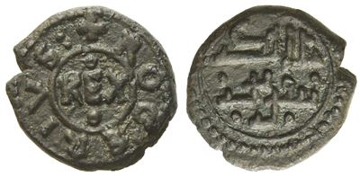Messina. Regno di Sicilia. Tancredi e Ruggero (1191-1193). Follaro. Ae (2,10 G; 13,7 MM)