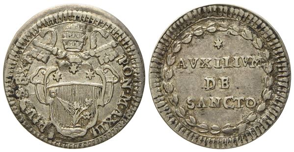 STATO PONTIFICIO. Roma. Pio VI (1775 - 1799). Grosso anno XIII (1778). Ag (g 1,28; mm 19).  - Auction Modern Coins - Bertolami Fine Art - Casa d'Aste