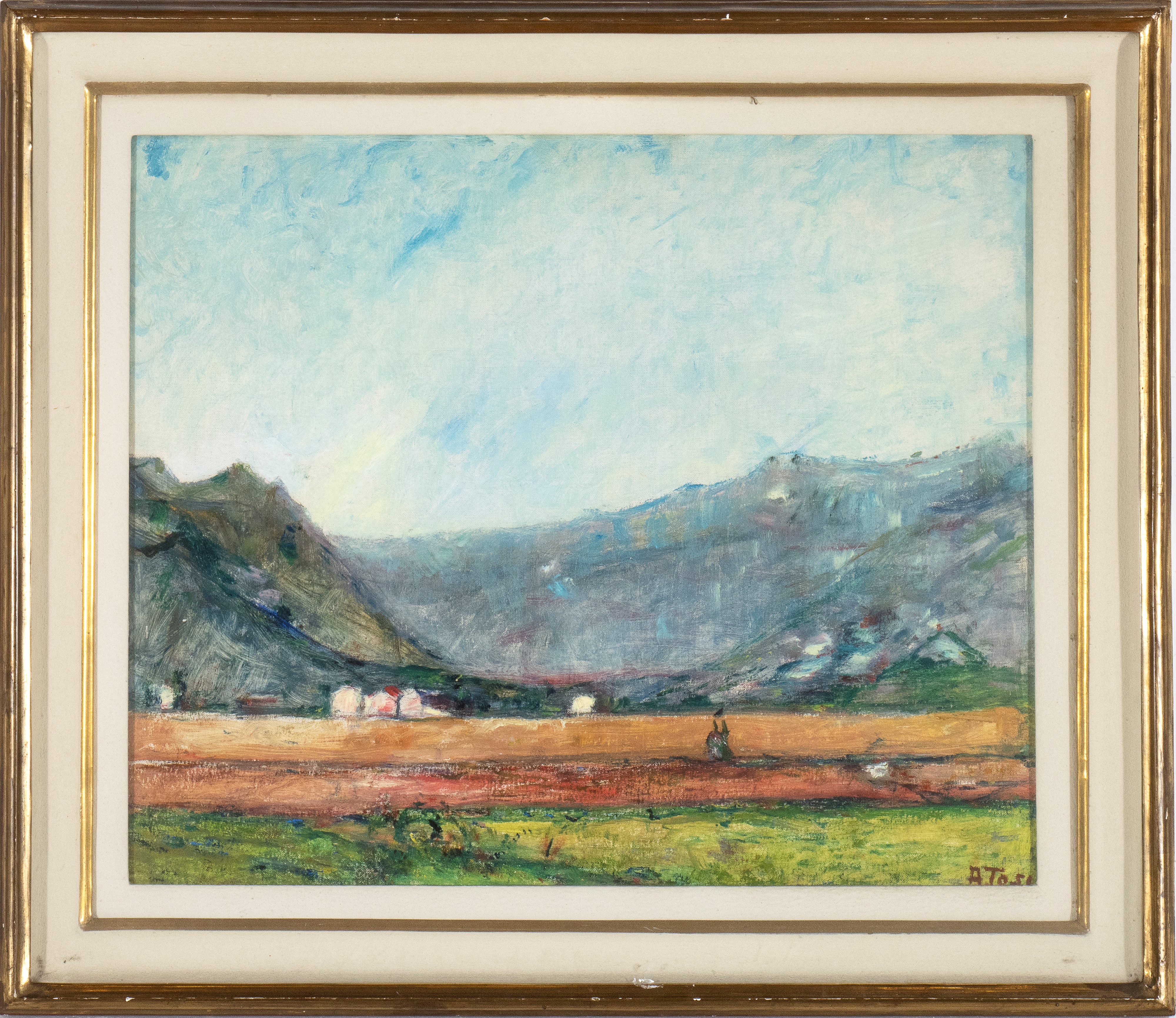 Arturo Tosi - Paesaggio di Rovetta
