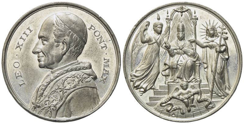 ROMA. Leone XIII (1878-1903). Medaglia 1900; Mb; 23,59gr; 38,5mm