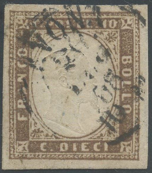 Sardinia - light umber  - Auction Stamps and Postal History - Bertolami Fine Art - Casa d'Aste